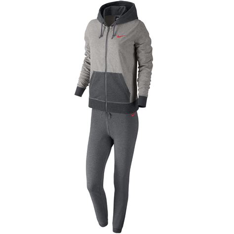 nike grau jogginganzug damen|nike joggingsanzüge damen.